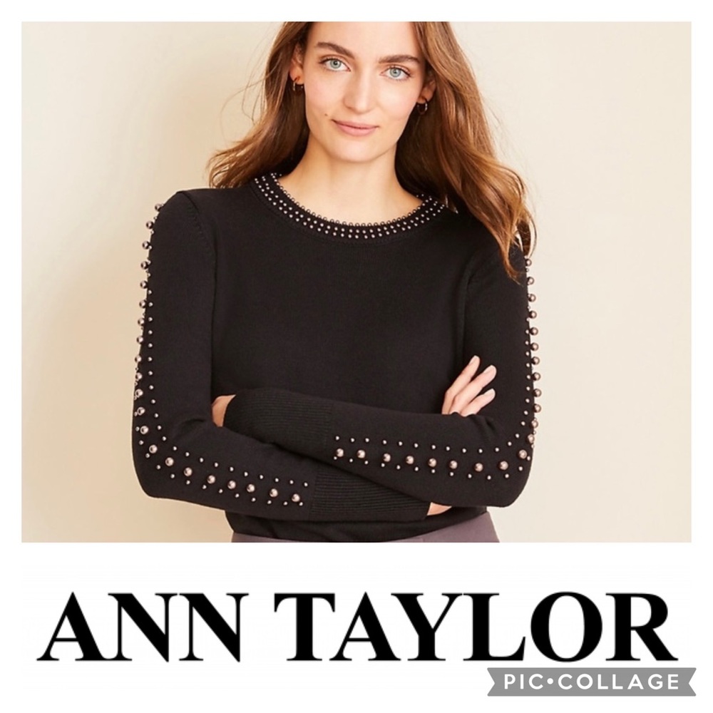 Gorgeous Ann Taylor burgundy pearlized sweater. BNWT. $119. Size: Small